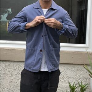 Men's Slate Blue chore coat